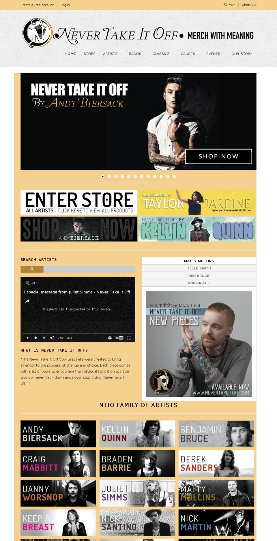 never-take-it-off.myshopify.com shopify website screenshot