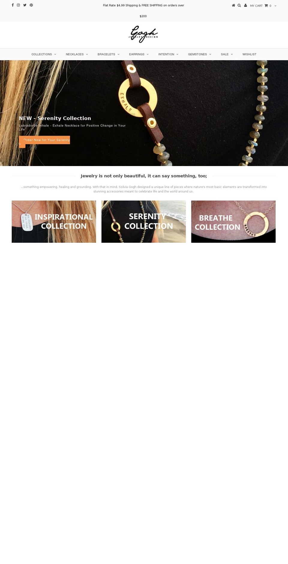 nevergiveupnecklace.com — Shopify storefront screenshot