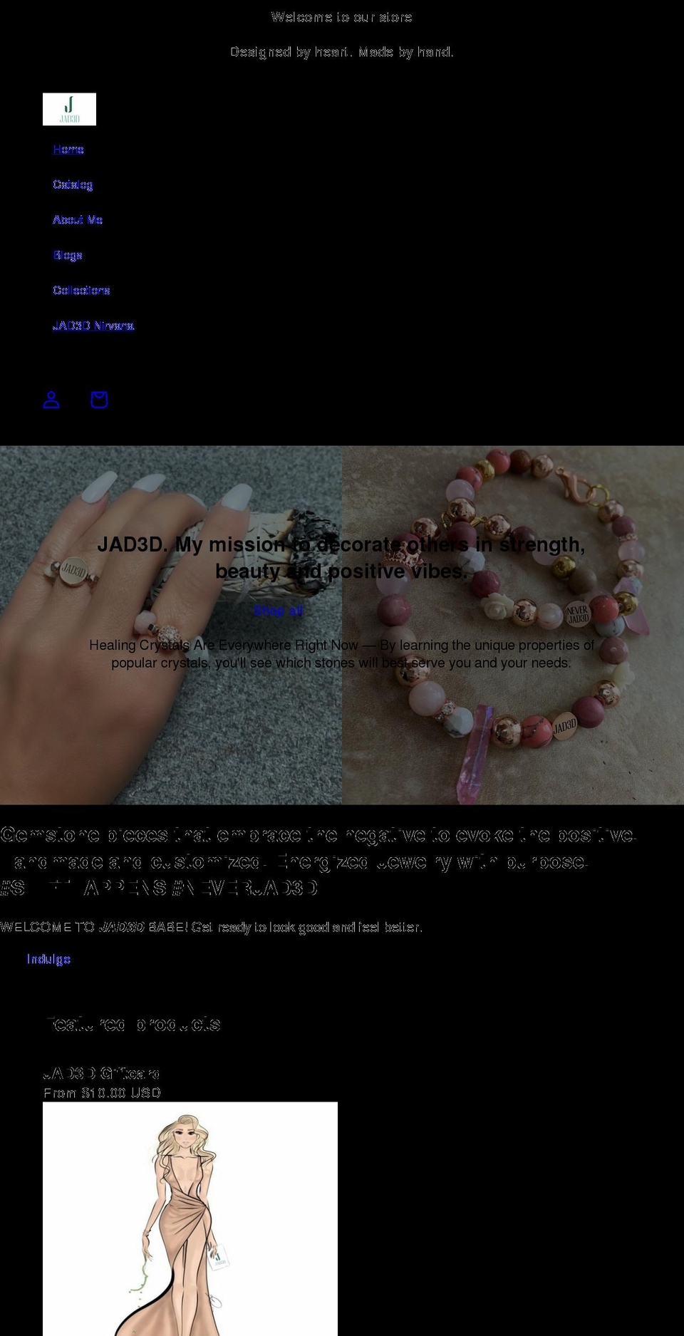 neverjad3d.com shopify website screenshot