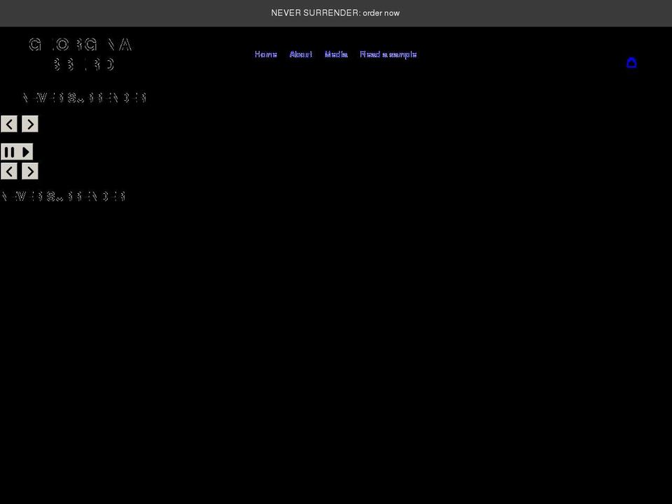 neversurrender.sydney shopify website screenshot