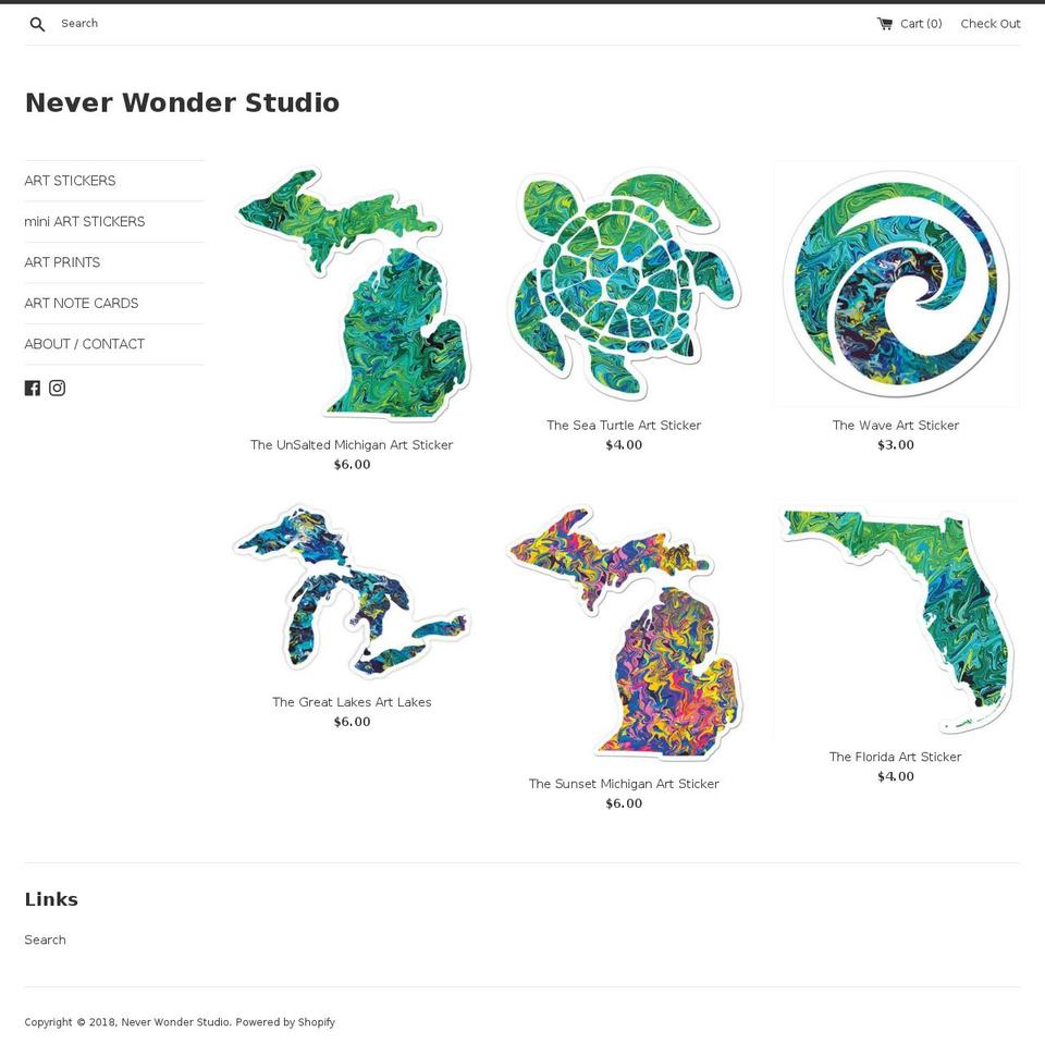 neverwonder3.com — Shopify storefront screenshot