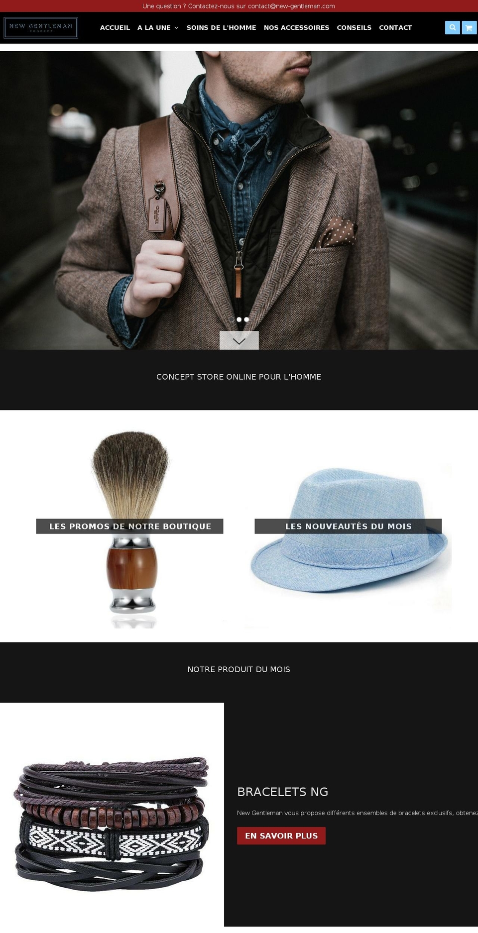 speedfly-1-10 Shopify theme site example new-gentleman.com