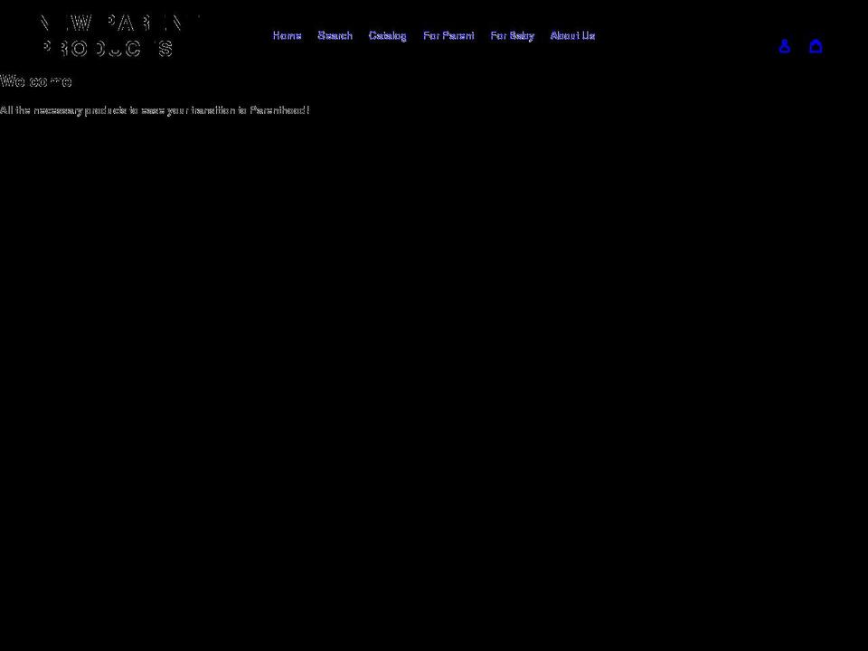 new-parent-products.com shopify website screenshot