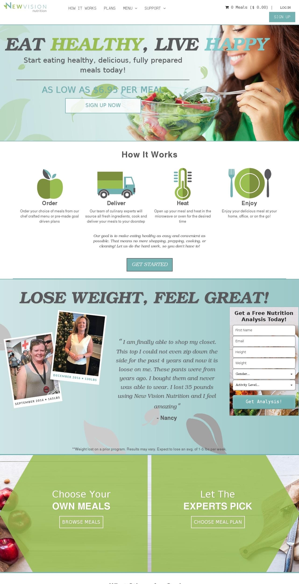 new-vision-nutritio.myshopify.com shopify website screenshot