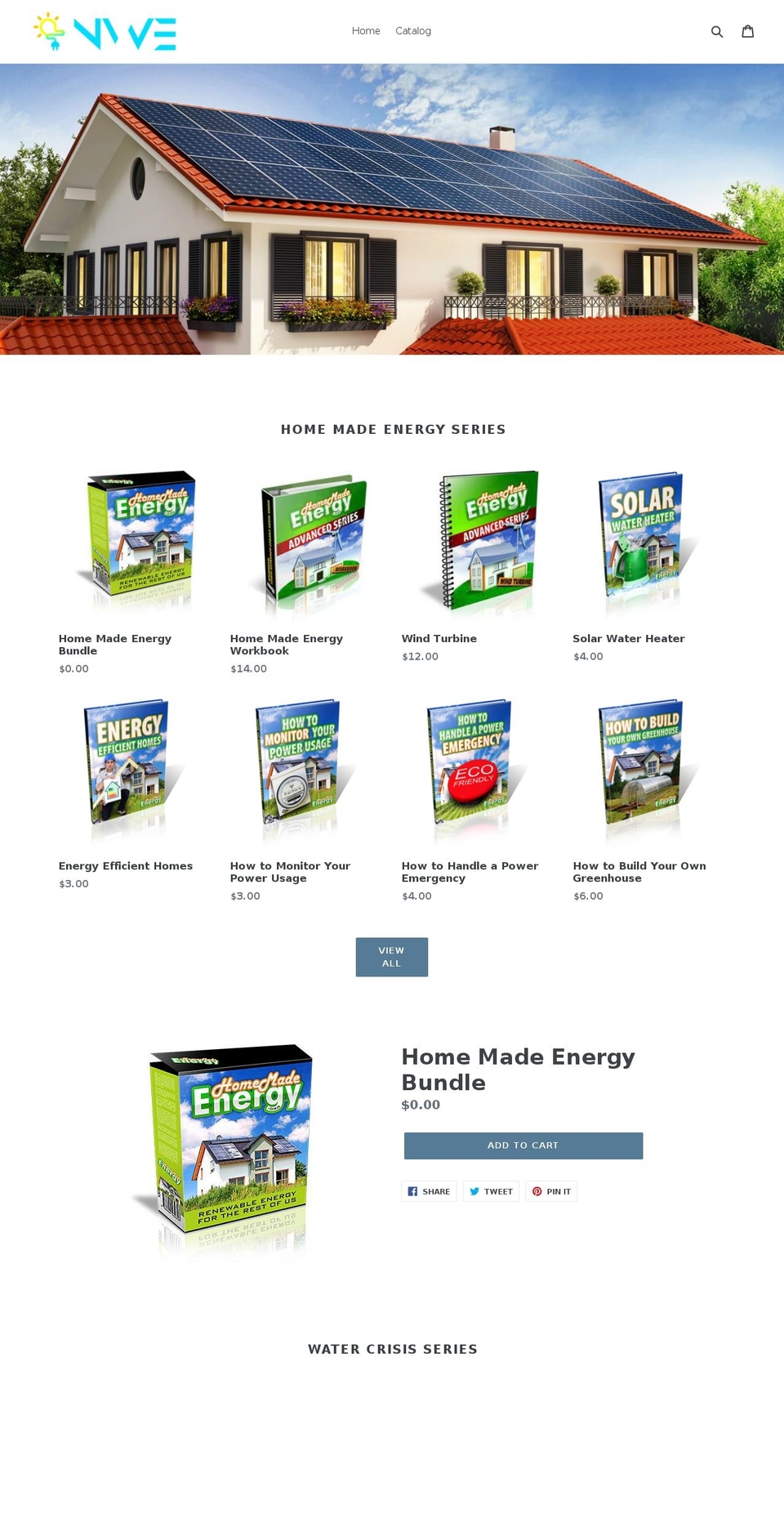 new-world-energy.com — Shopify storefront screenshot