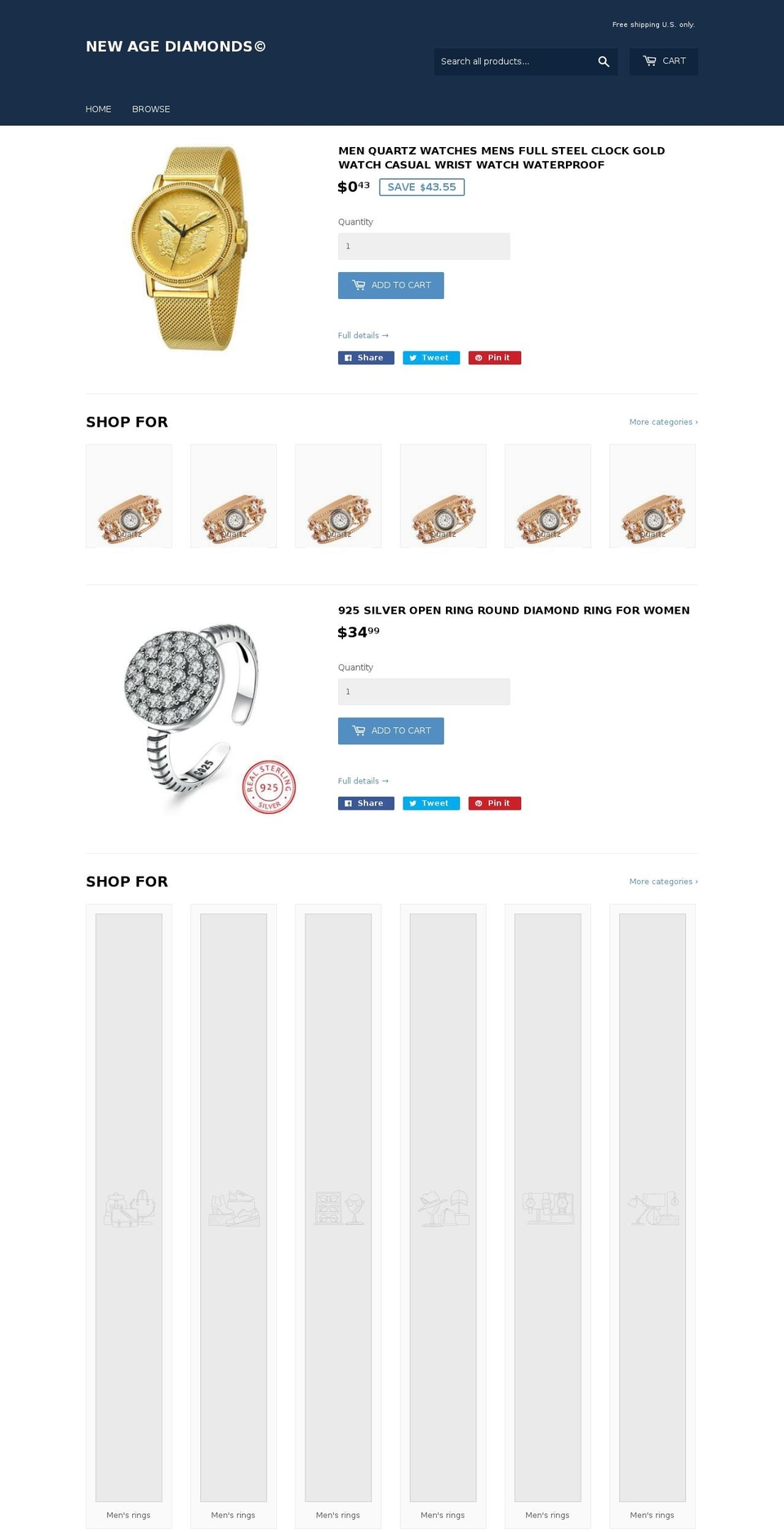 newagesquad.net shopify website screenshot
