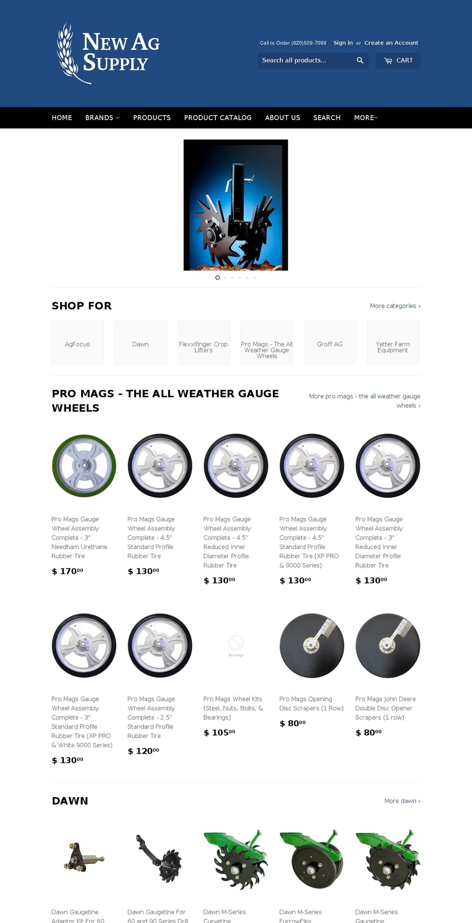 newagsupply.com shopify website screenshot