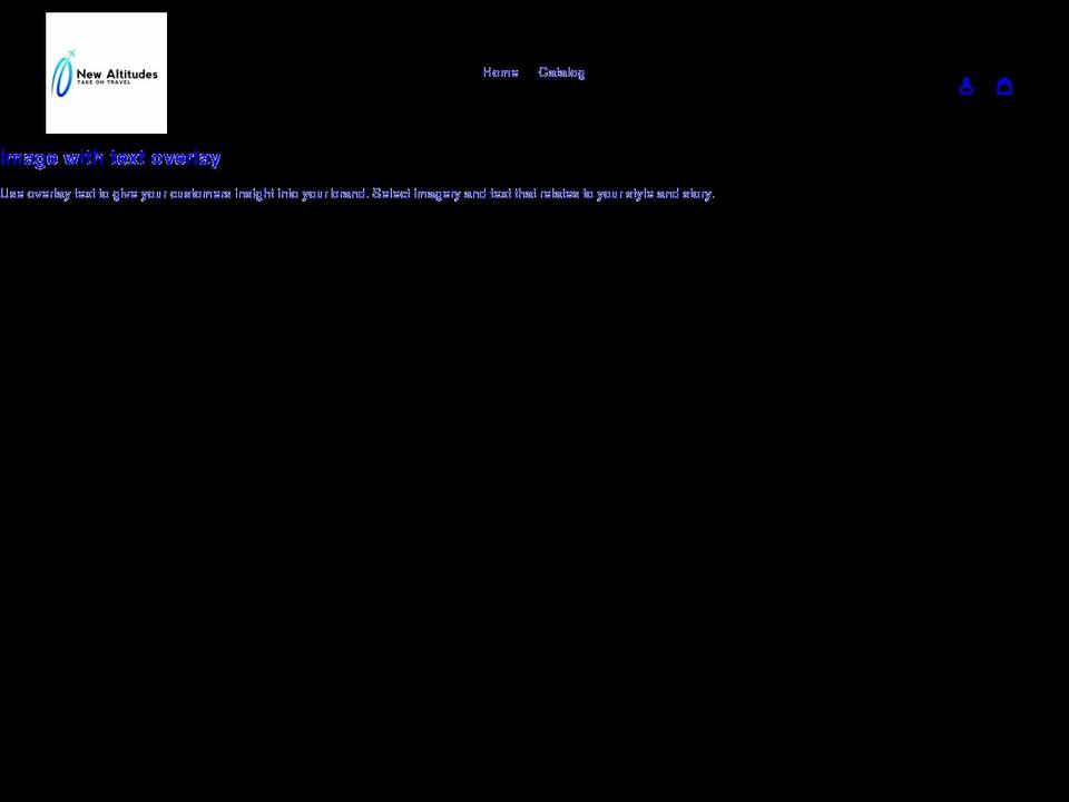 newaltitudestravel.com shopify website screenshot