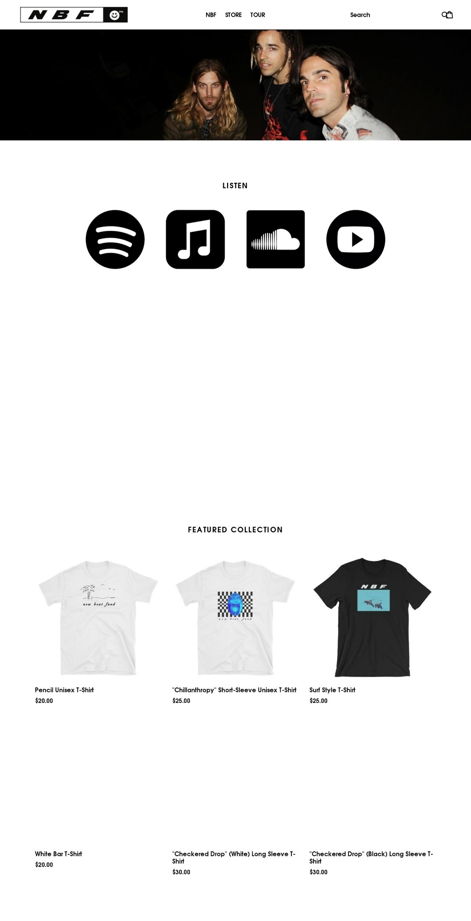newbeatfund.com shopify website screenshot