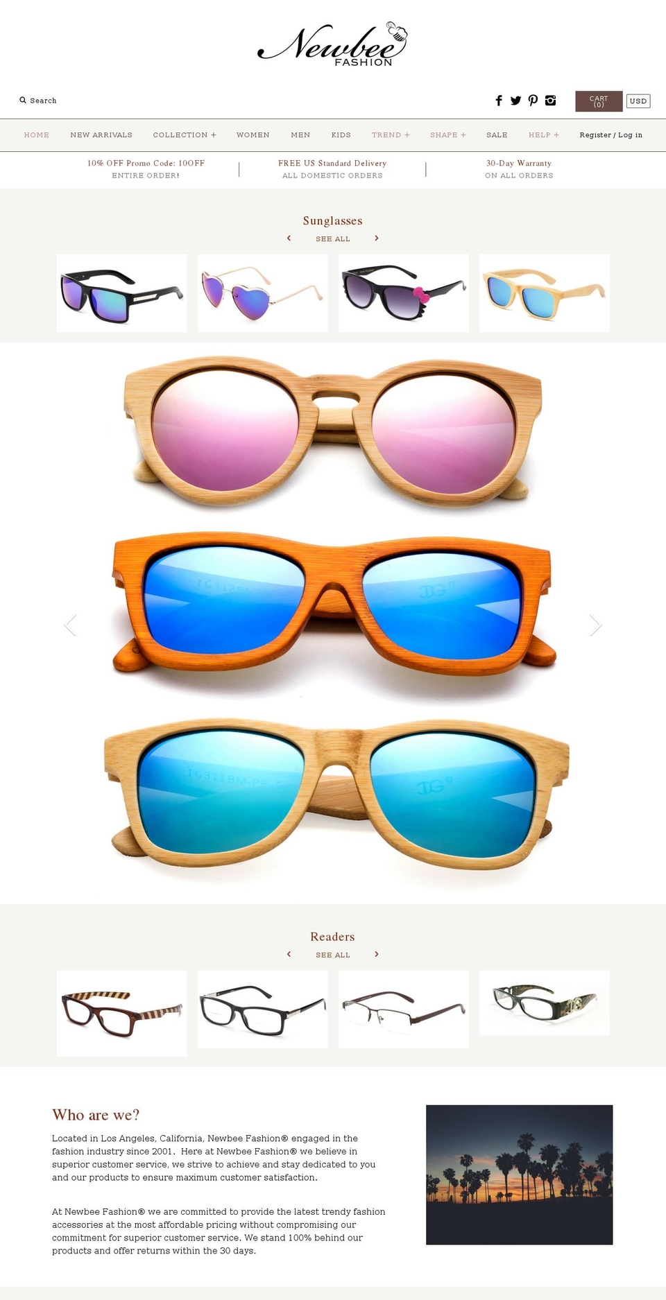 newbeefashion.com shopify website screenshot