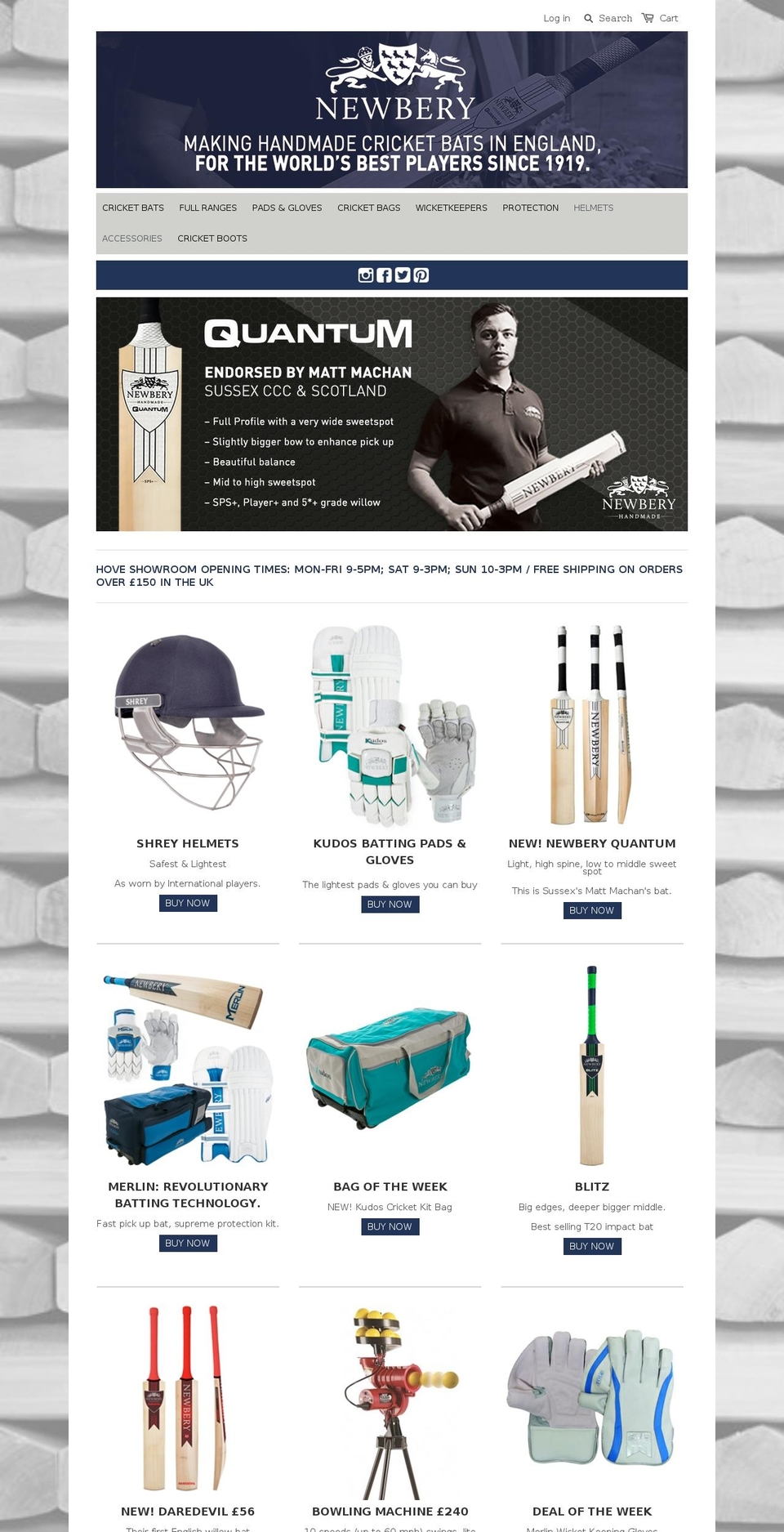 newbery.co.uk shopify website screenshot