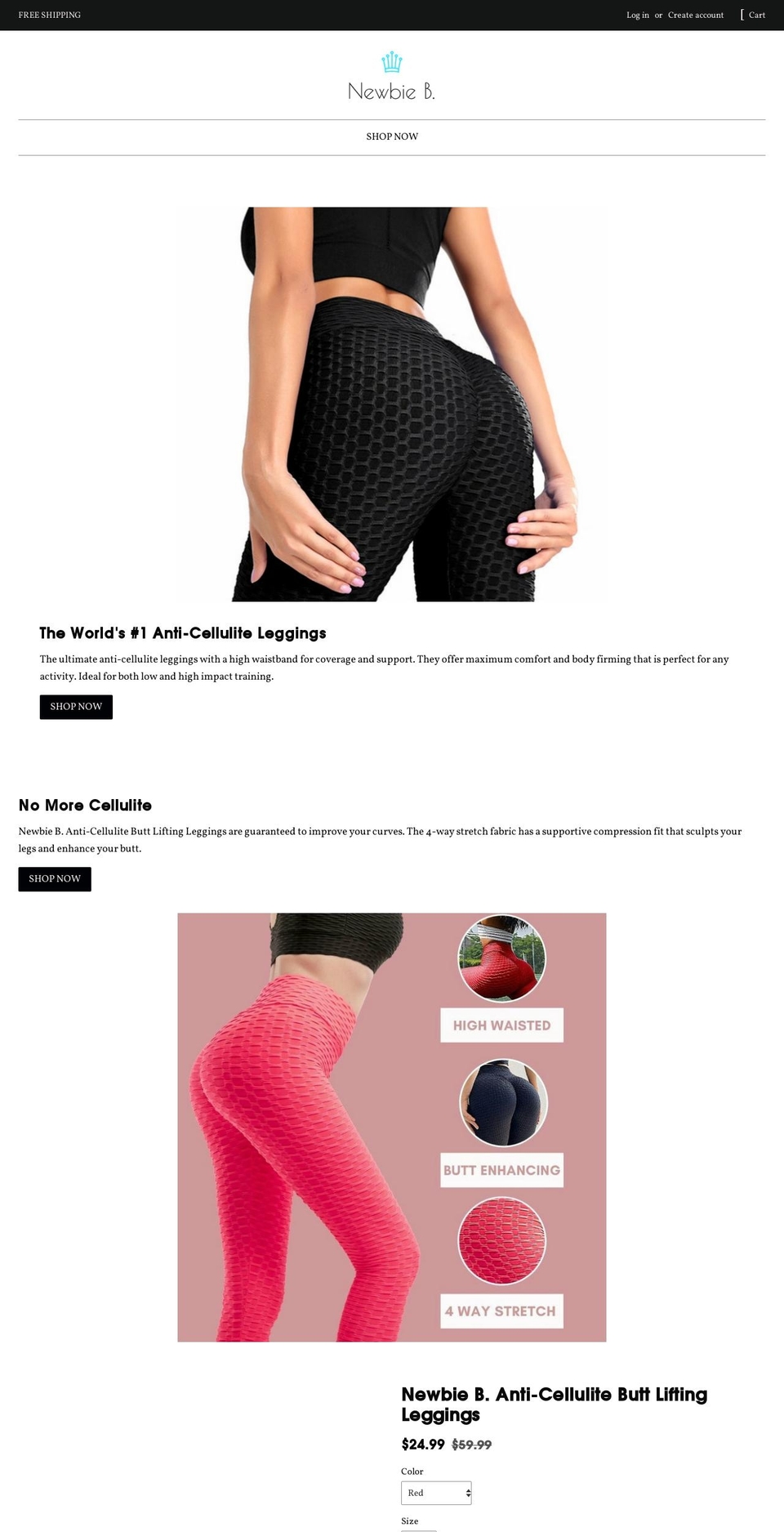 newbieb.com shopify website screenshot