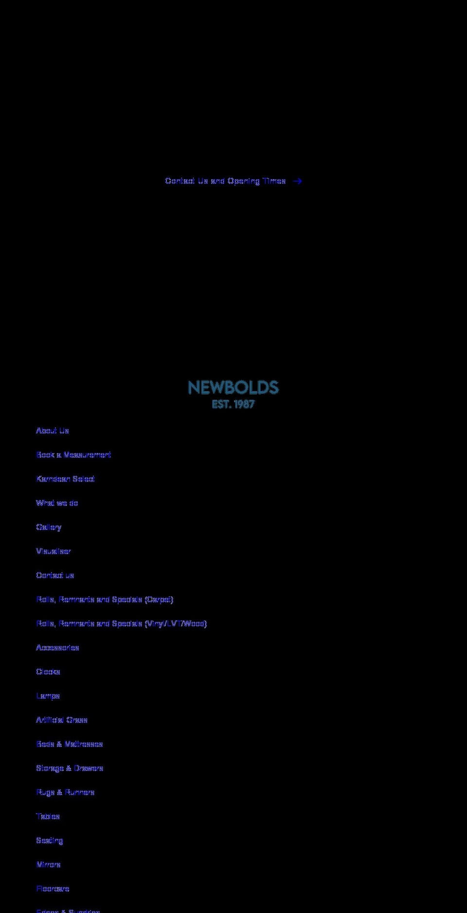 newbolds.com shopify website screenshot