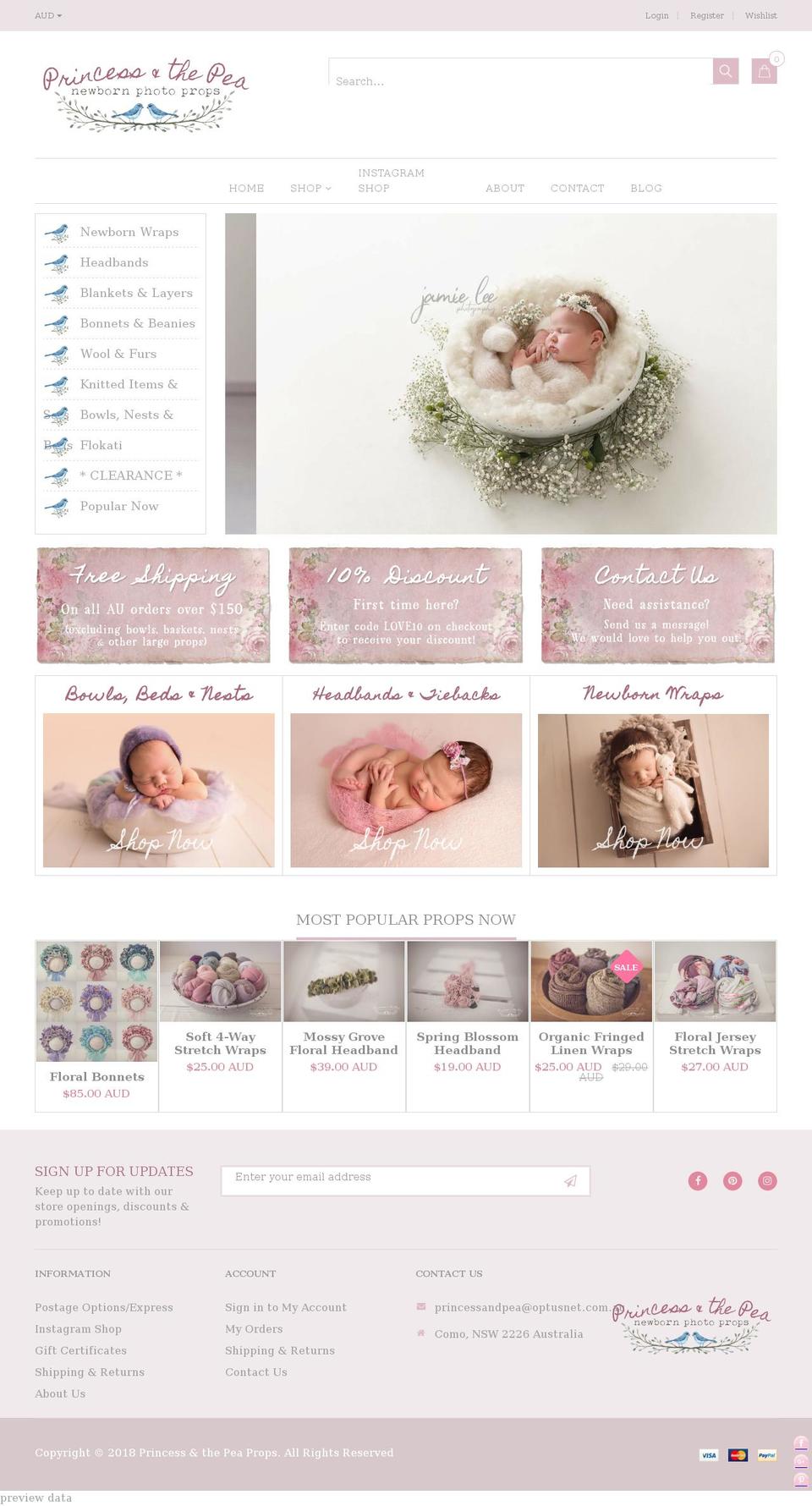 comeback-organiccosmeticsstore-r11 Shopify theme site example newbornphotographyprops.com.au