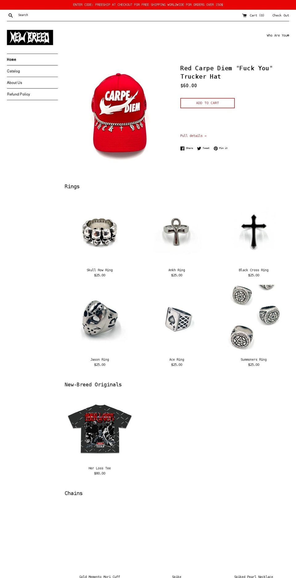 newbreedclo.com — Shopify storefront screenshot