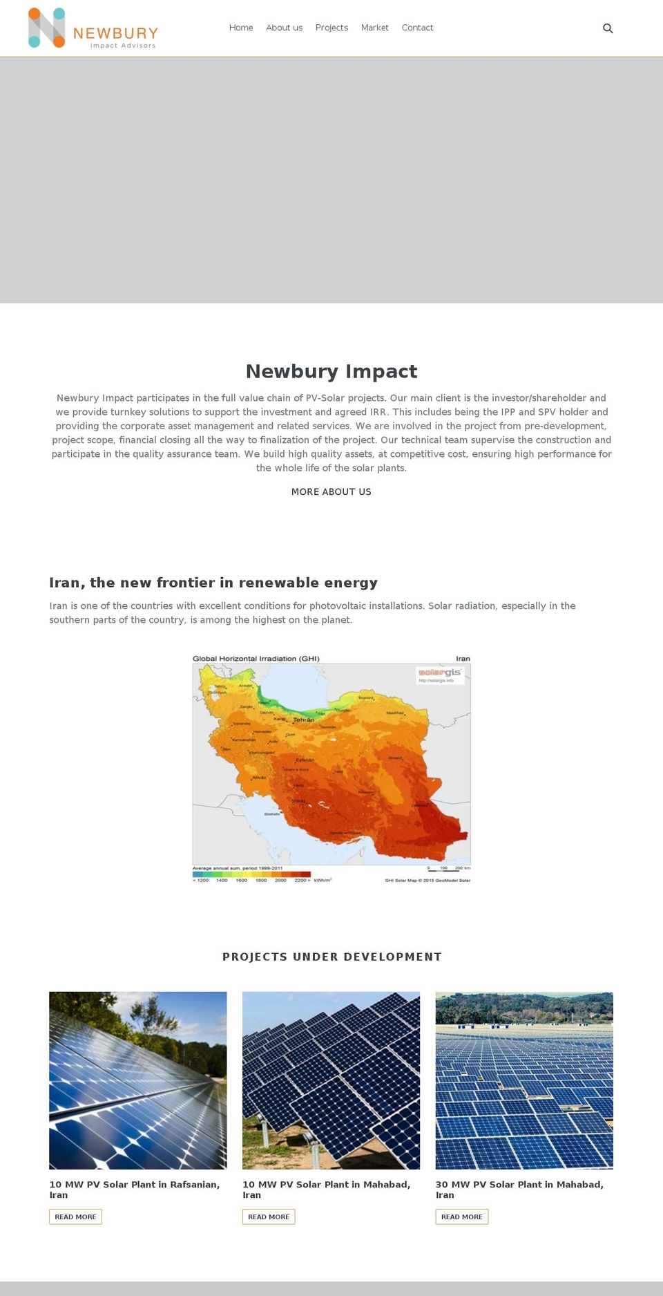 newburyimpact.com — Shopify storefront screenshot