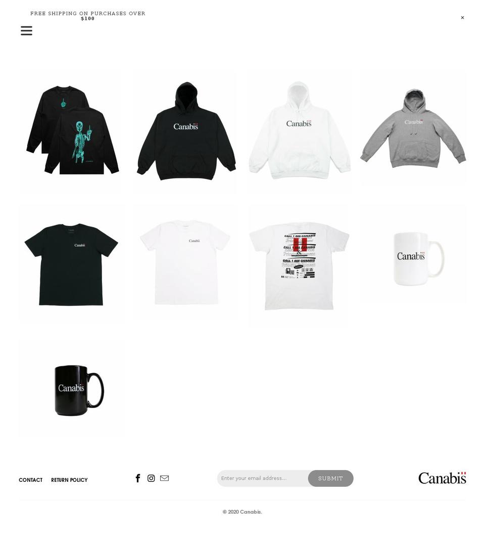 newcanabis.com shopify website screenshot