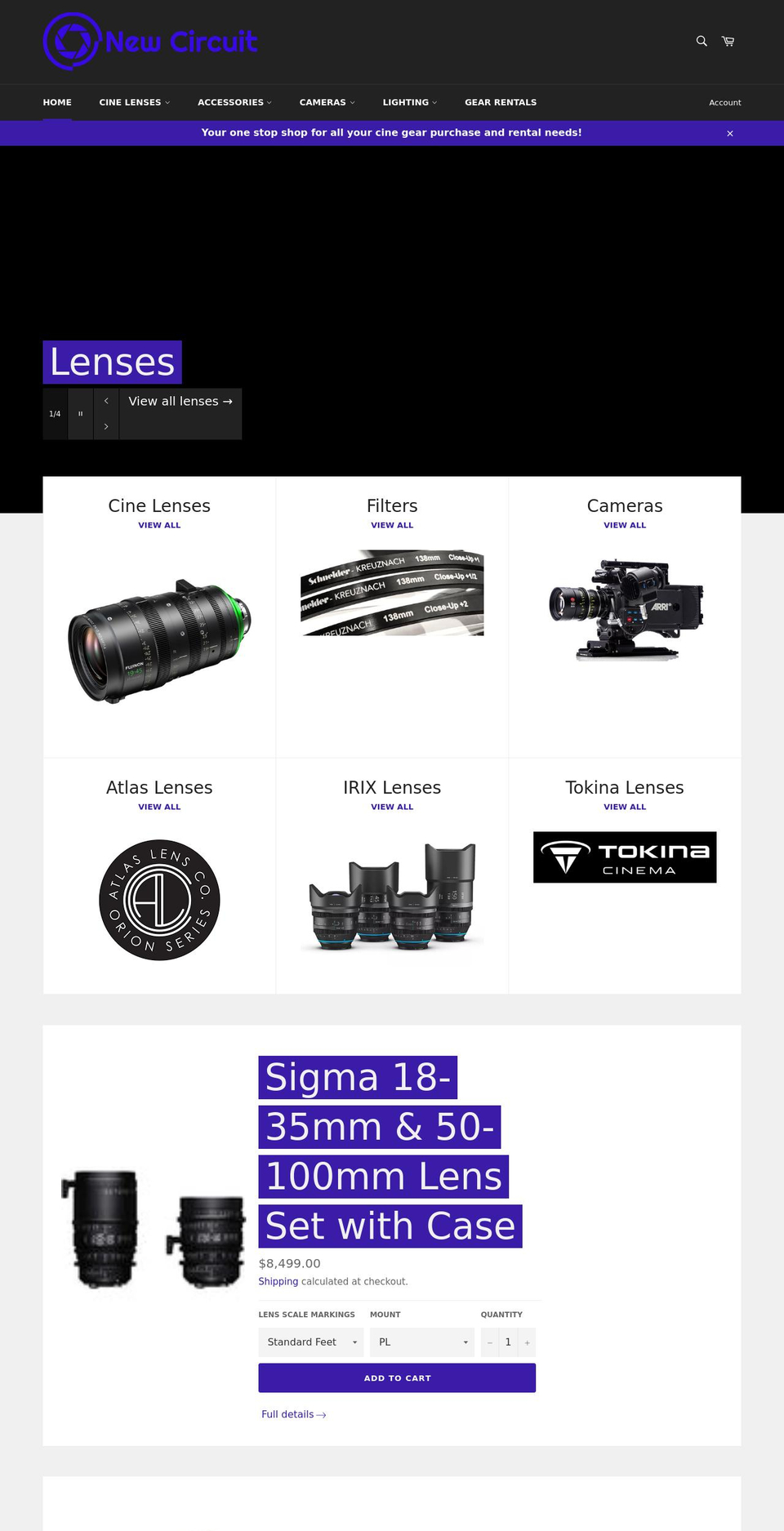 newcircuit.com shopify website screenshot
