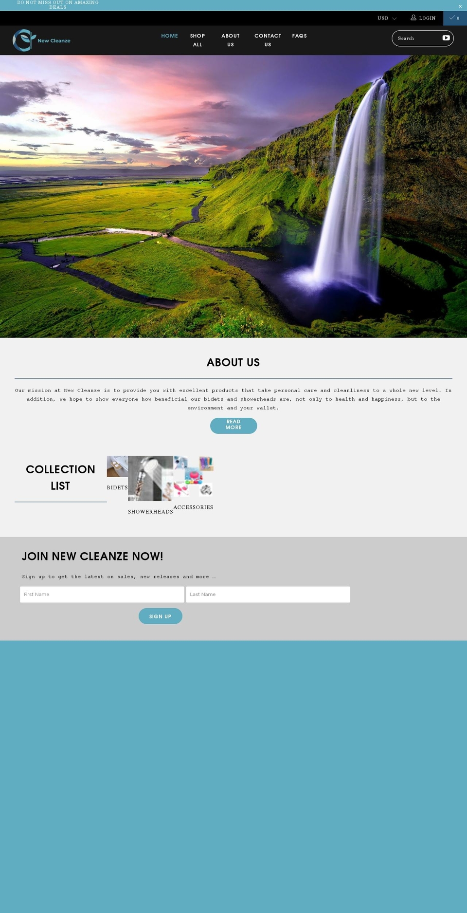 newcleanze.com shopify website screenshot