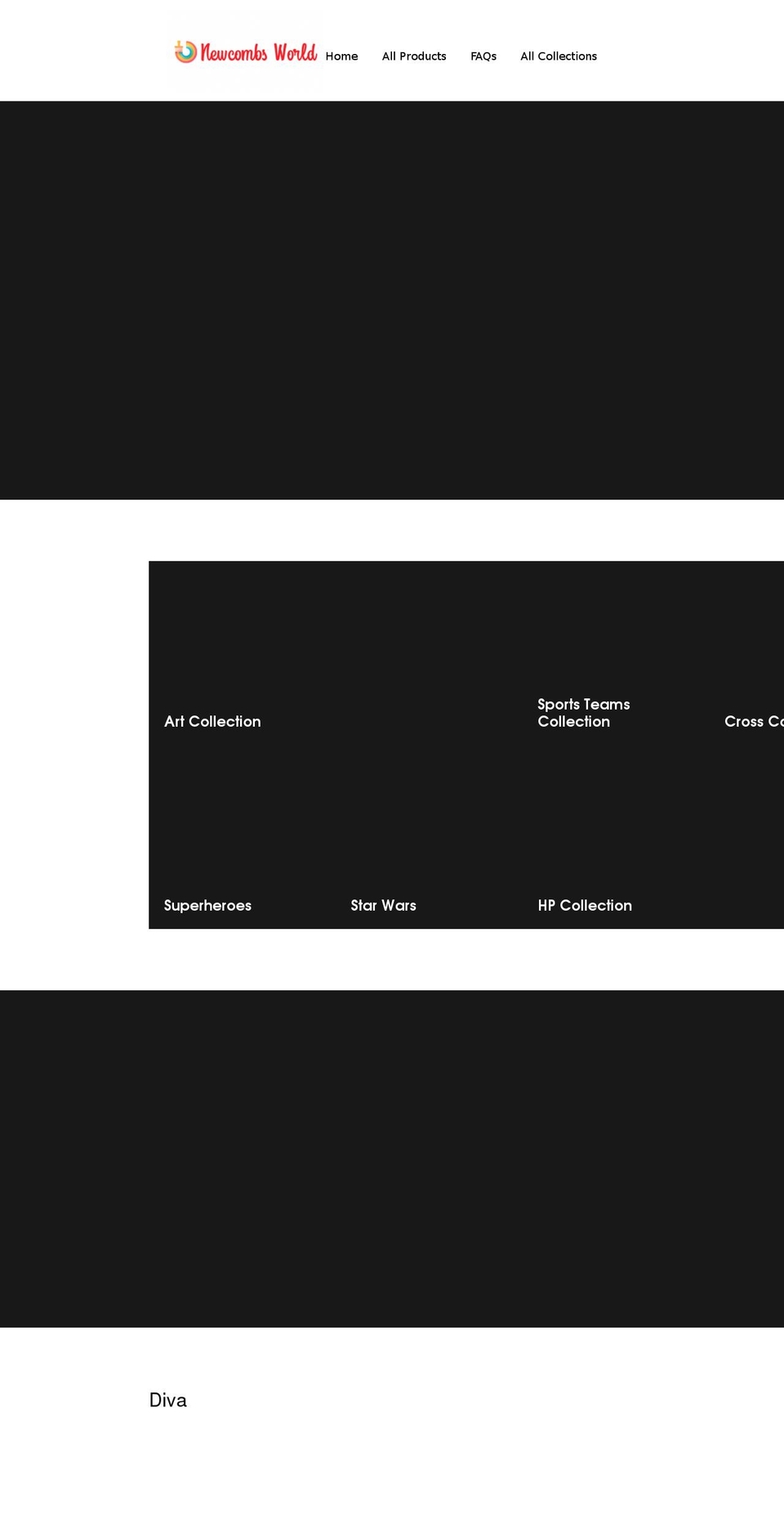 newcombsworld.com shopify website screenshot