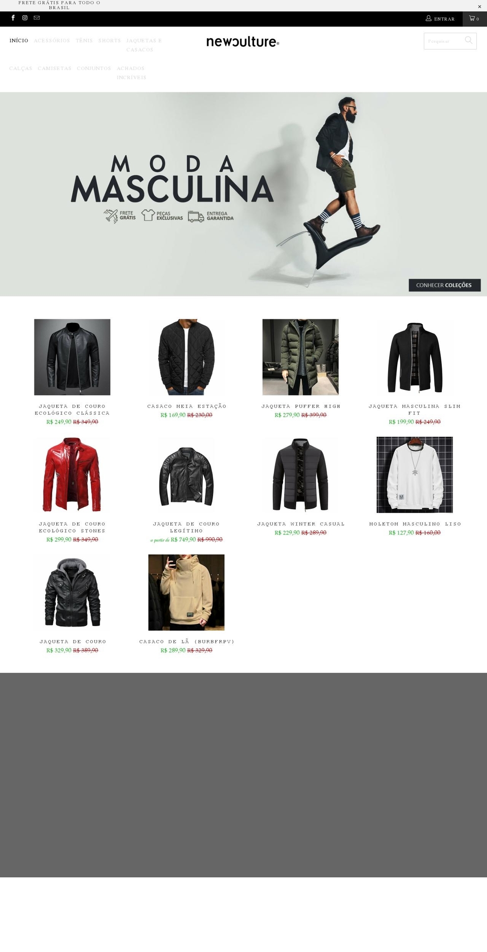 newculture.store shopify website screenshot