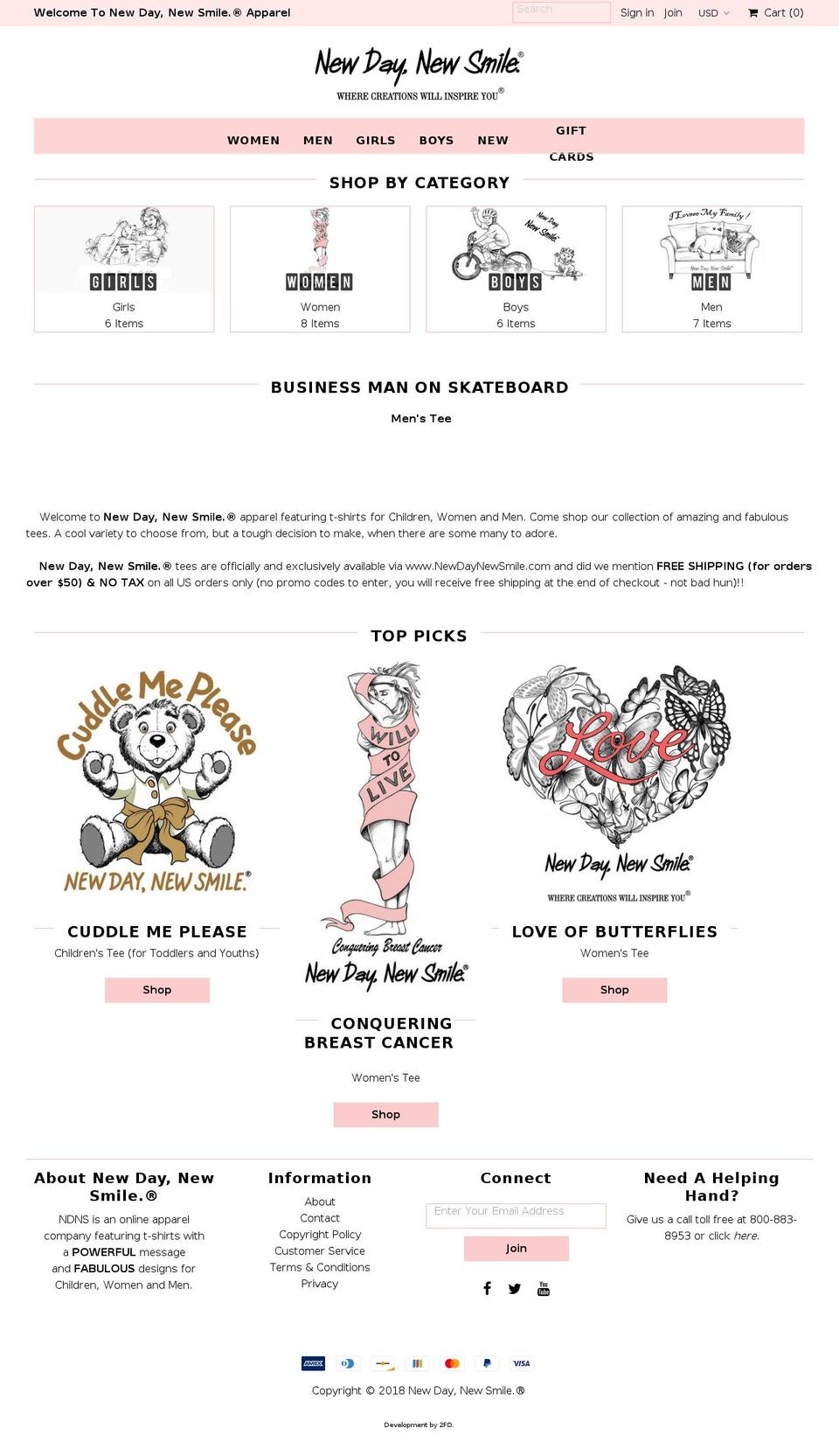 newdaynewsmile.com — Shopify storefront screenshot