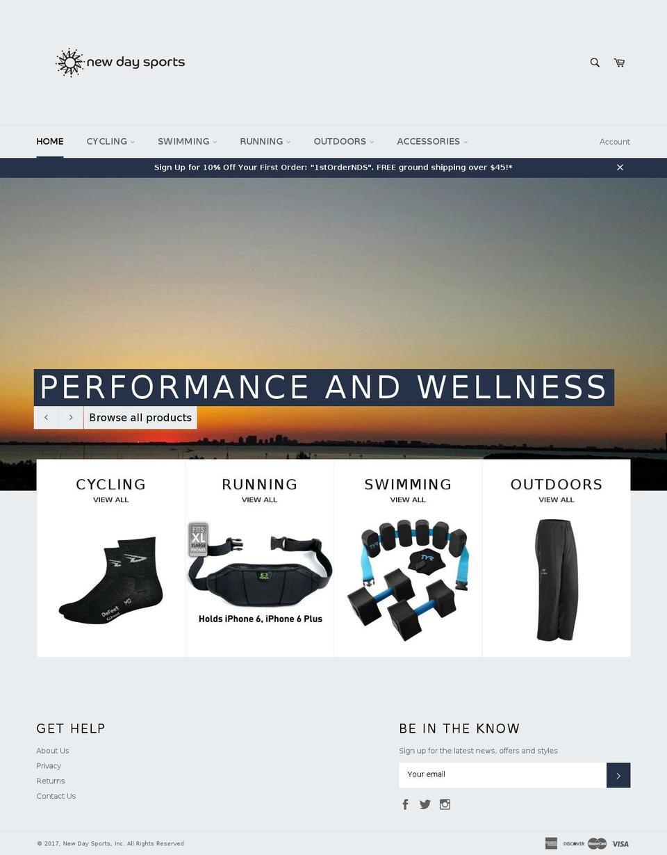 newdaysports.com shopify website screenshot