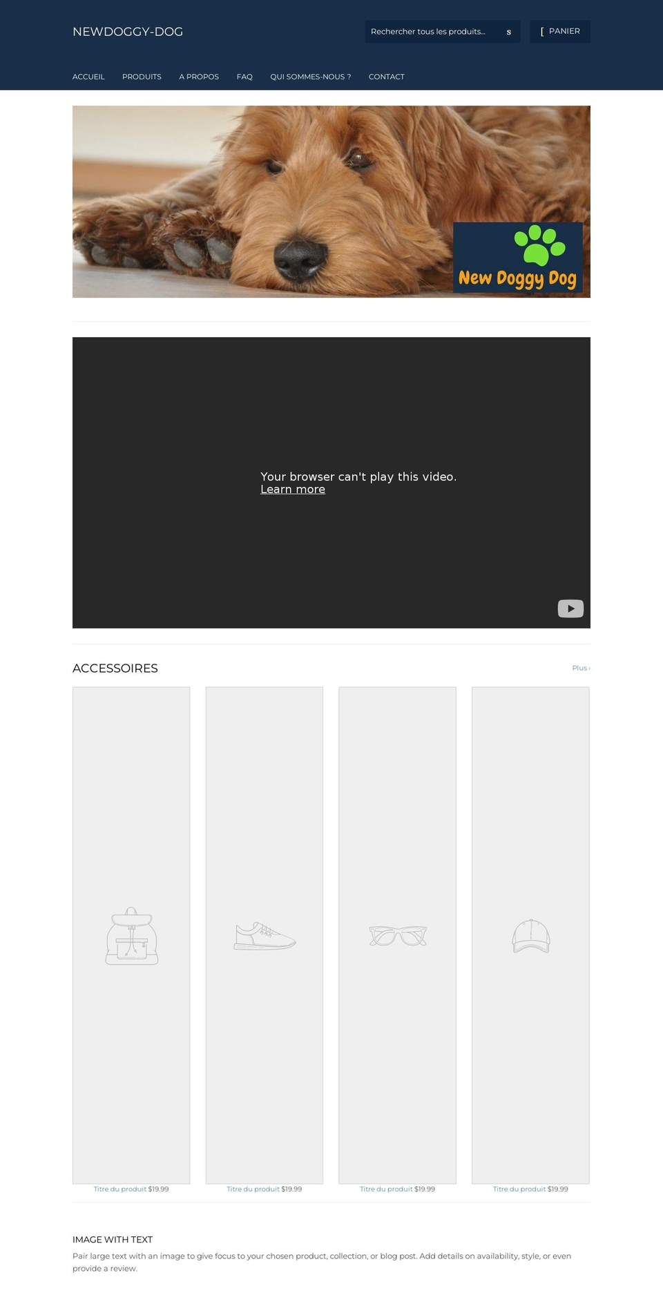 newdoggy-dog.com — Shopify storefront screenshot