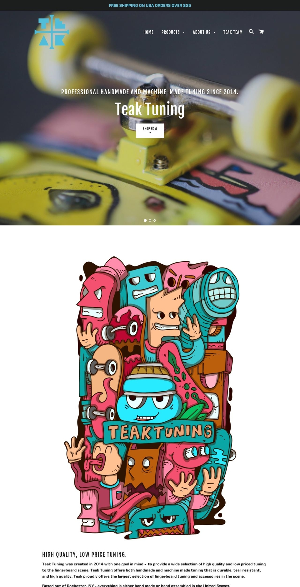 newerafingerboards.com — Shopify storefront screenshot