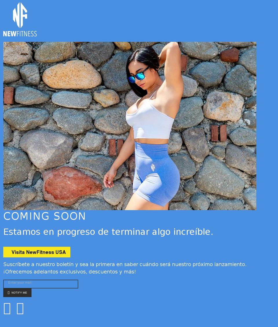 newfitness.fit shopify website screenshot