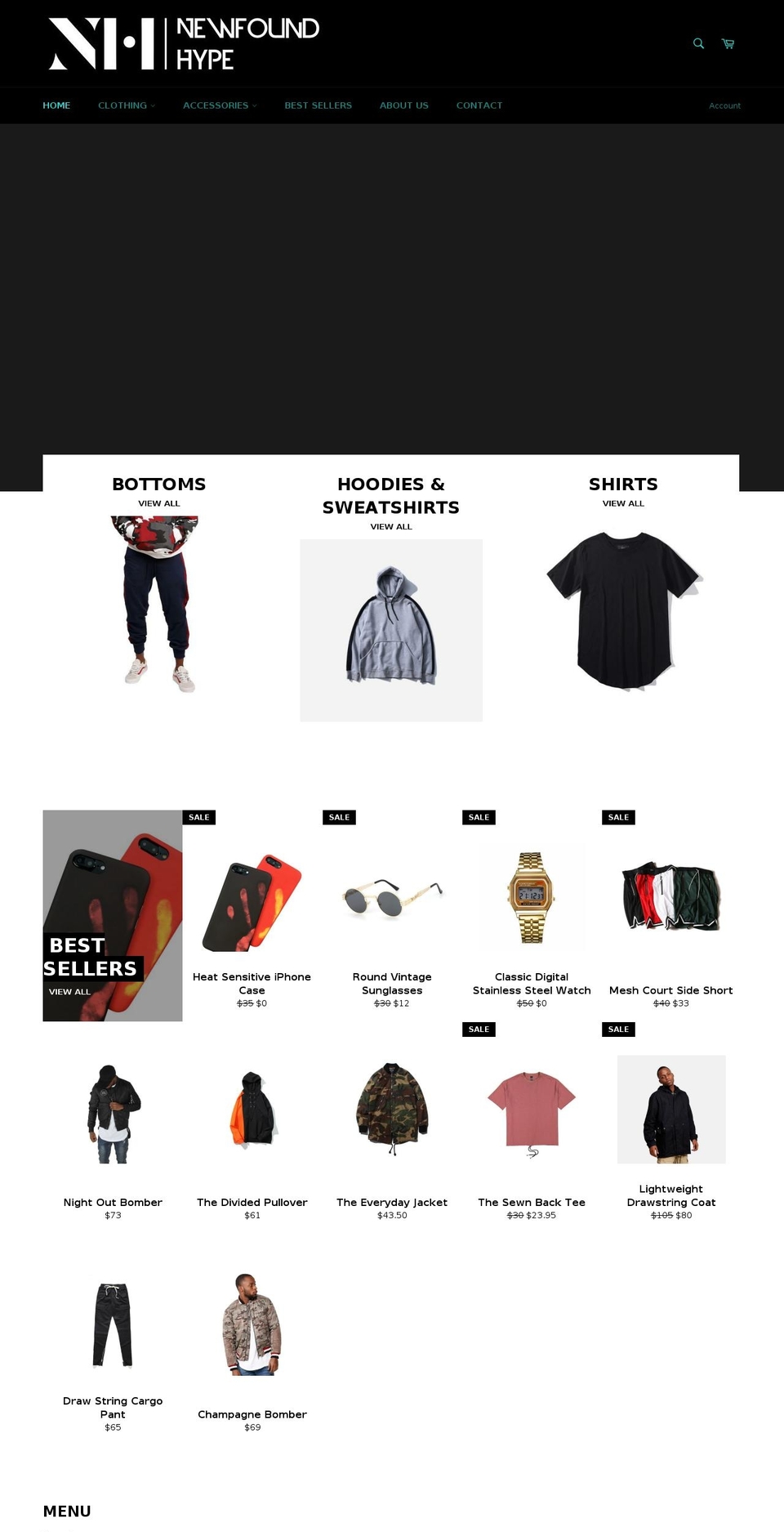 newfoundhype.com — Shopify storefront screenshot