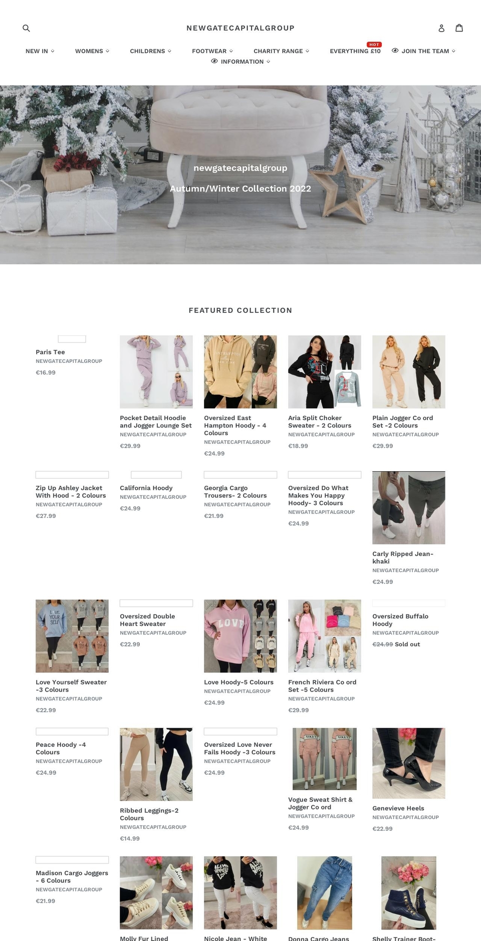 newgatecapitalgroup.com shopify website screenshot