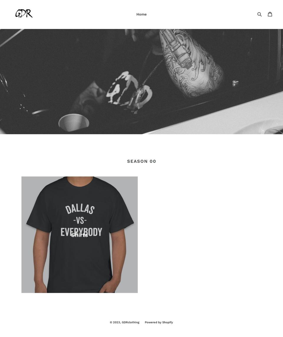 newgdr.com shopify website screenshot