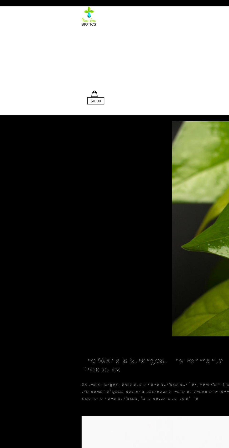 newgenbioticshawaii.com shopify website screenshot