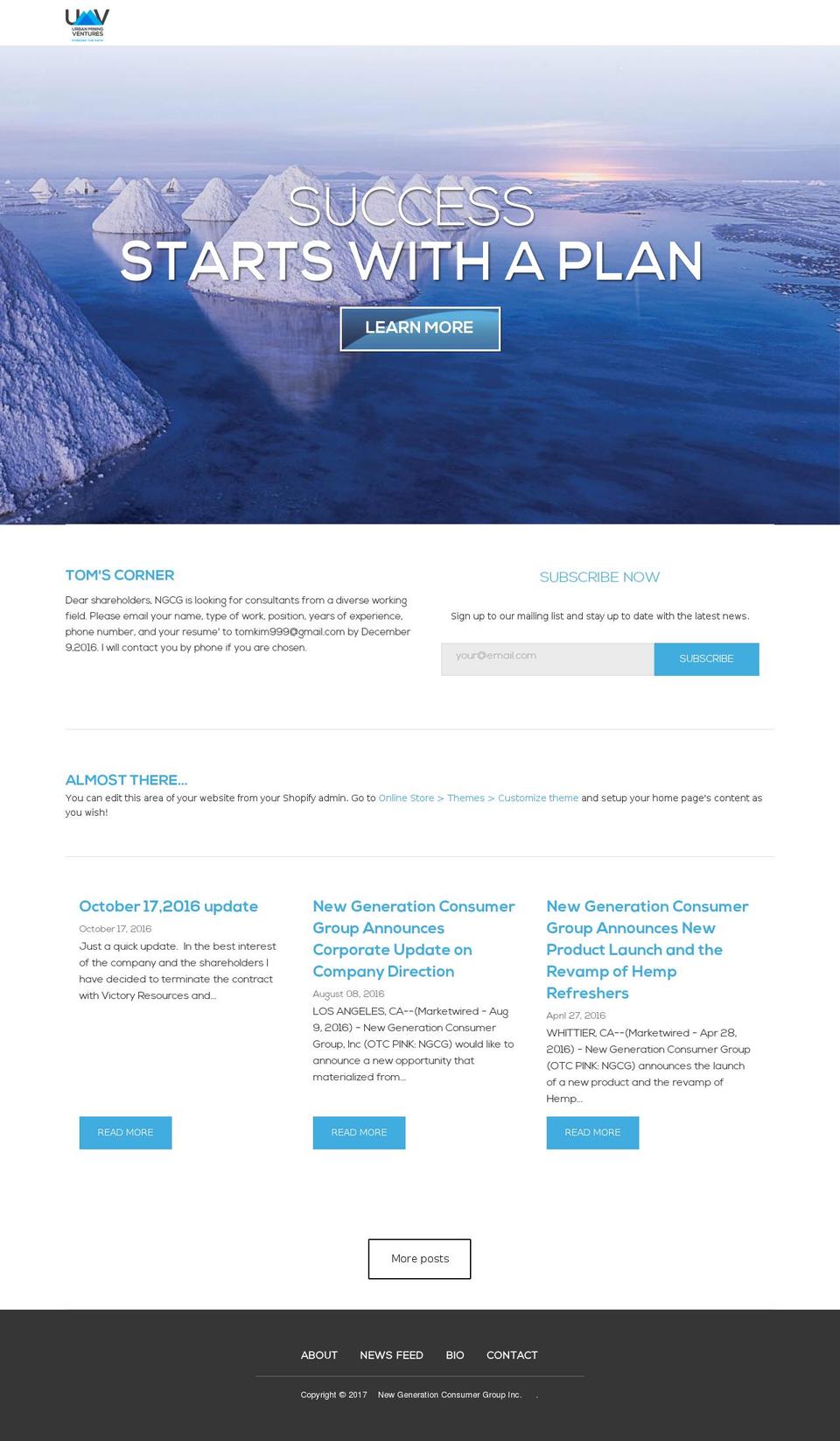 newgencg.com shopify website screenshot