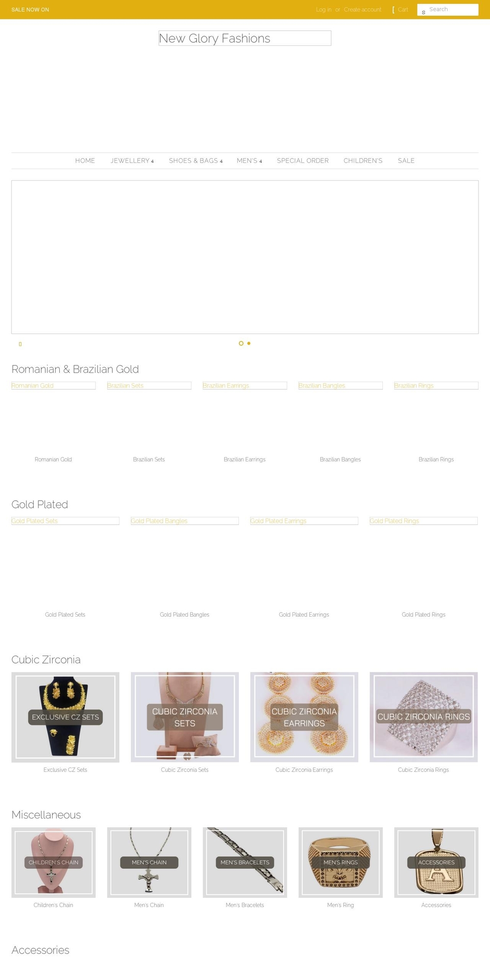 newgloryfashions.com shopify website screenshot