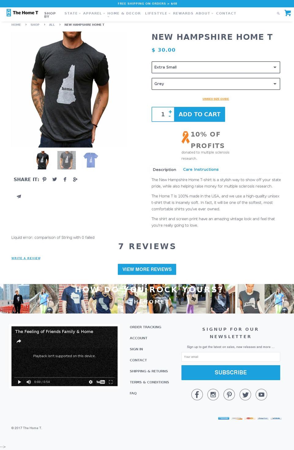 GripsOn - V2.12 Shopify theme site example newhampshirehometshirt.com