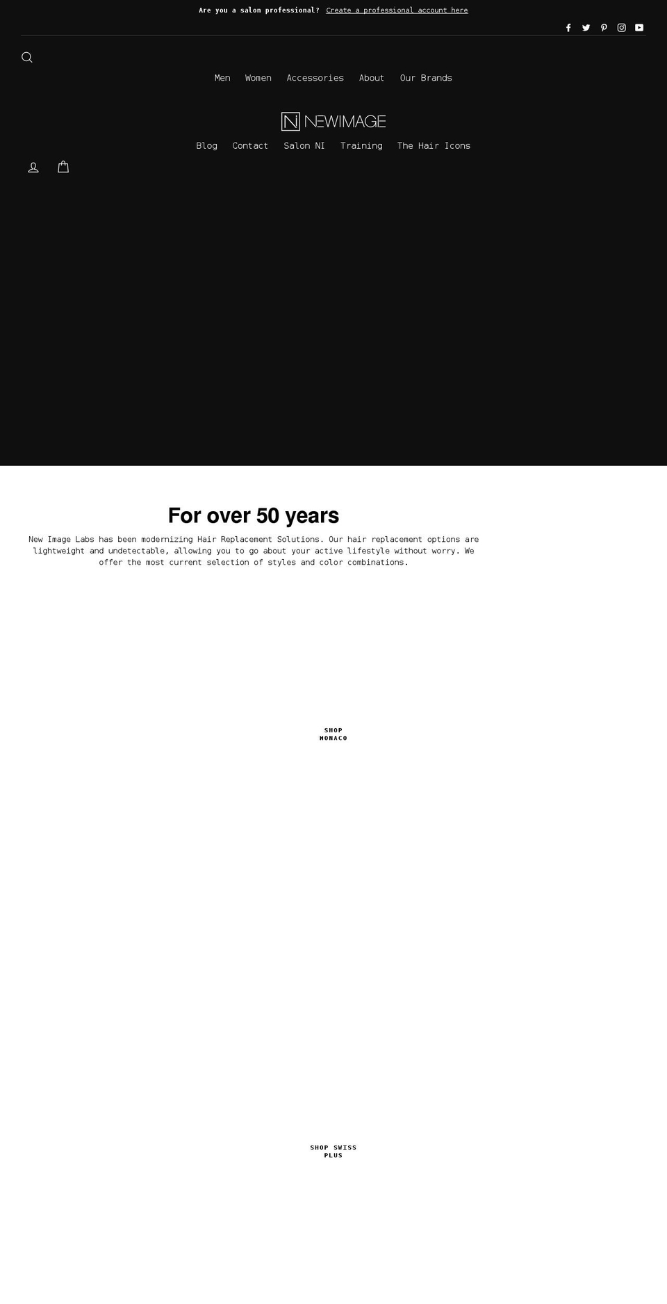 newimagelabs.com shopify website screenshot