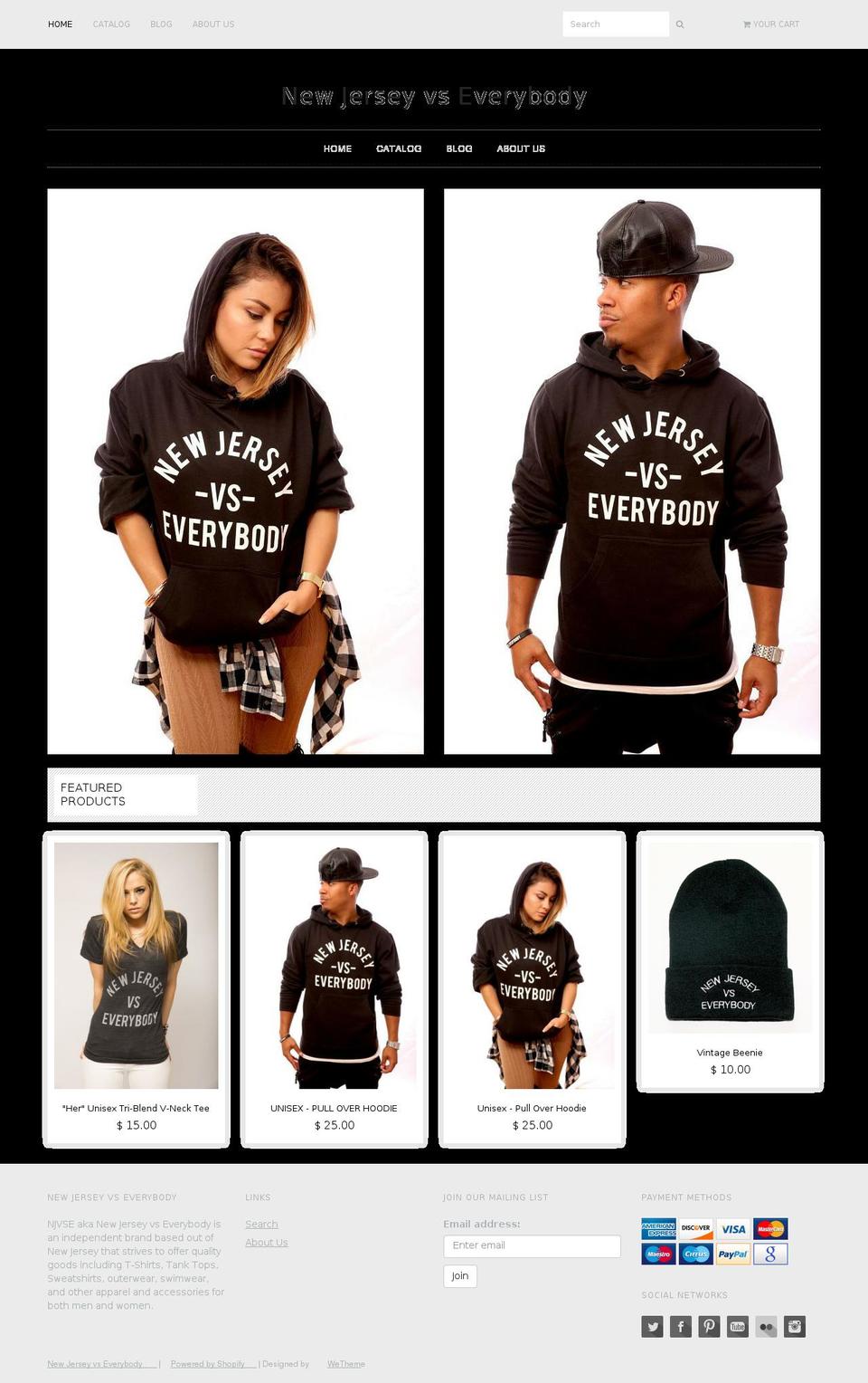 newjerseyvseverybody.com shopify website screenshot