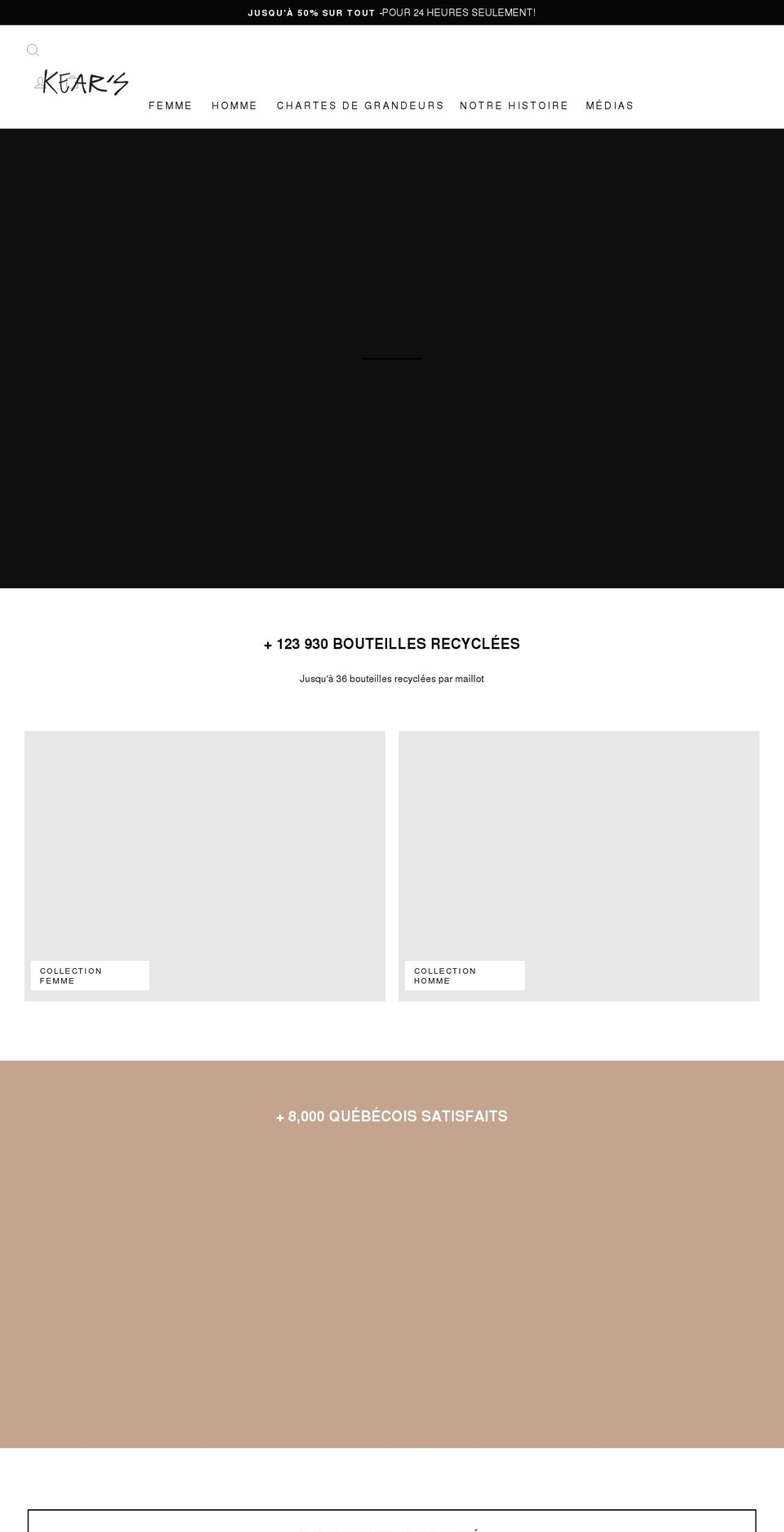 newkears.com — Shopify storefront screenshot