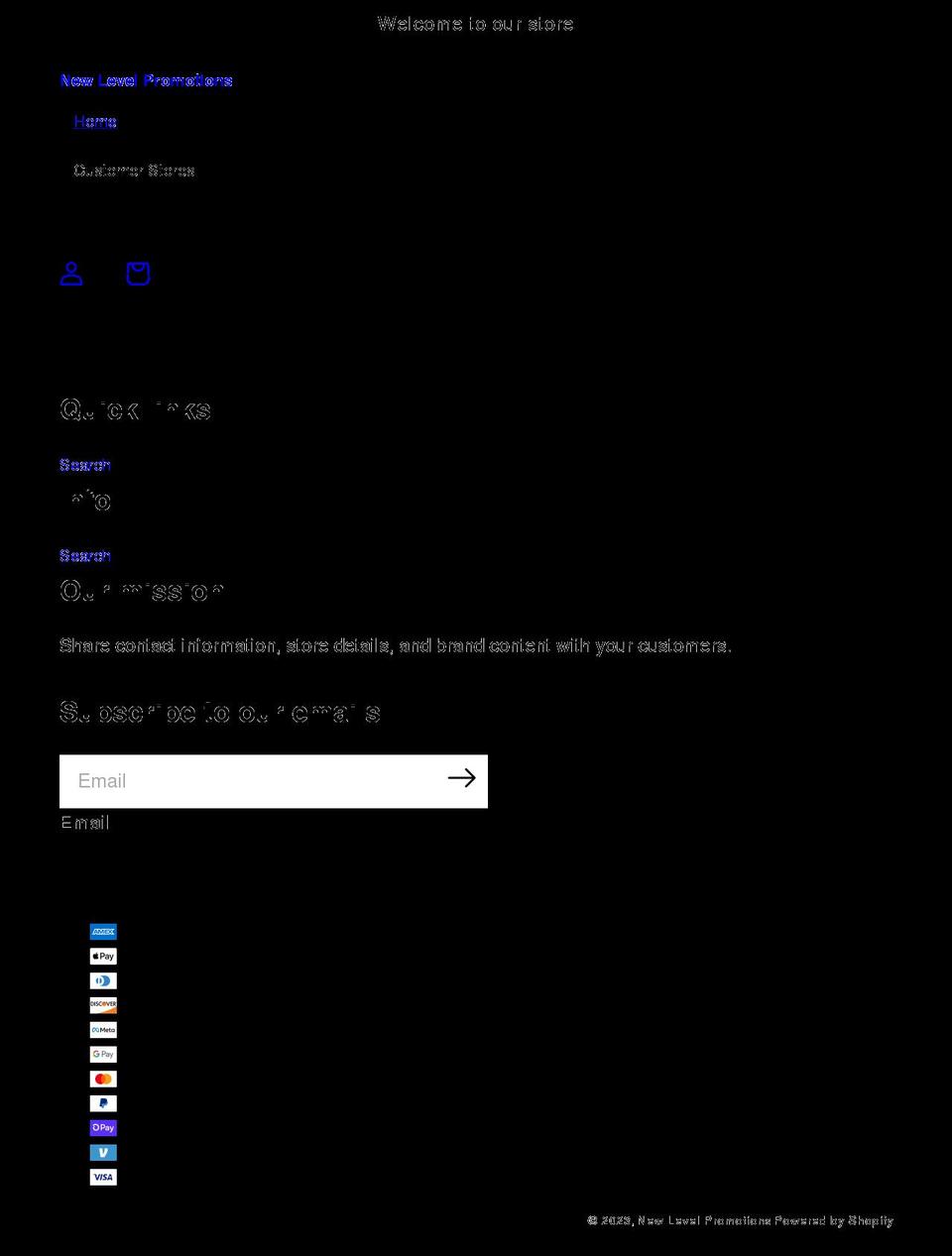 newlevelbrandingco.com shopify website screenshot