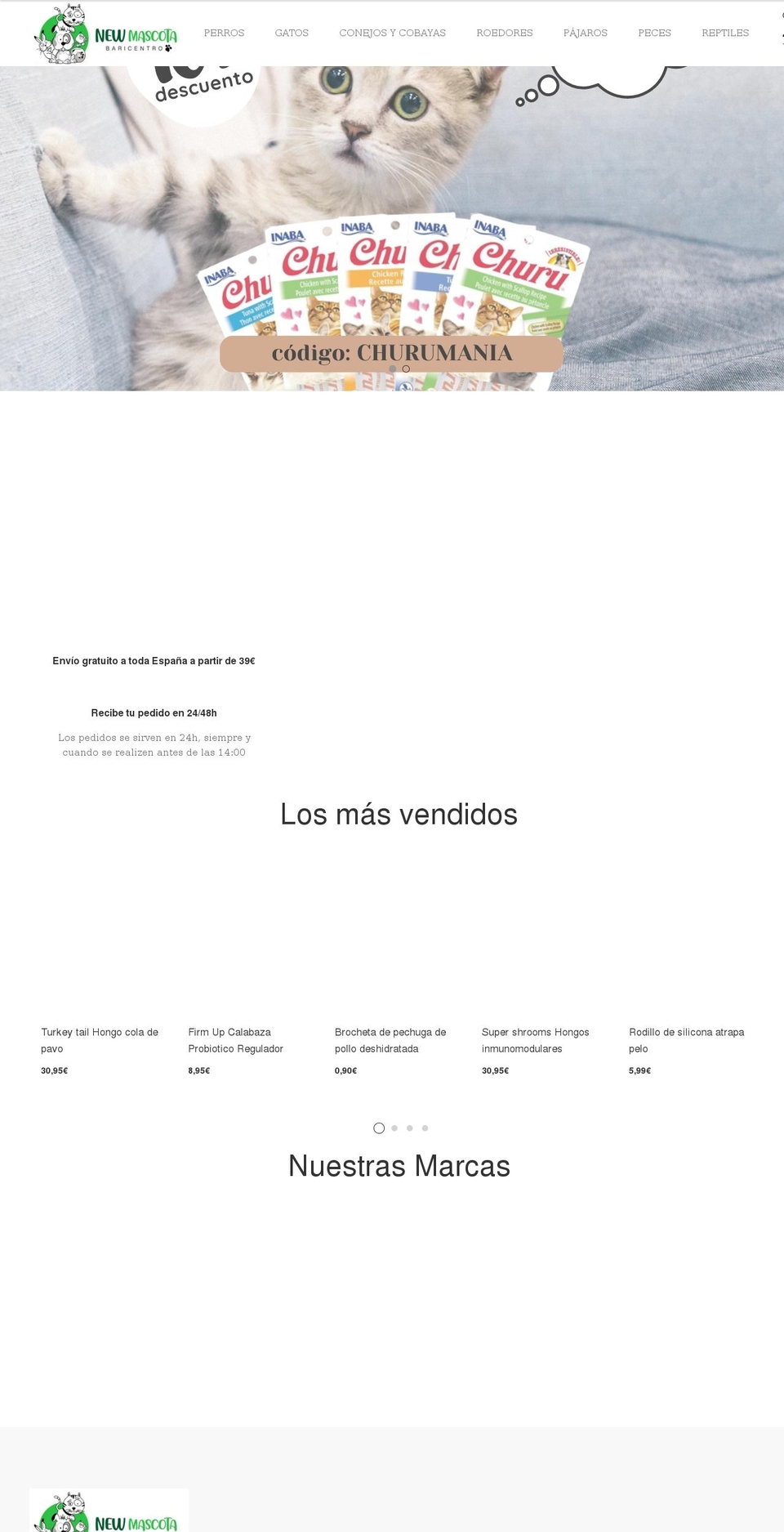 Lezada Shopify theme site example newmascotabaricentro.es