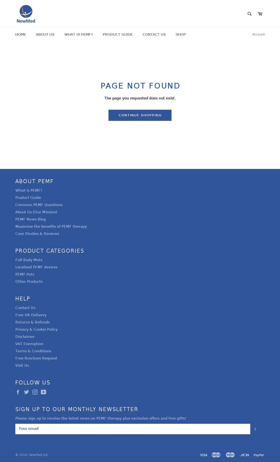 newmedequine.com — Shopify storefront screenshot