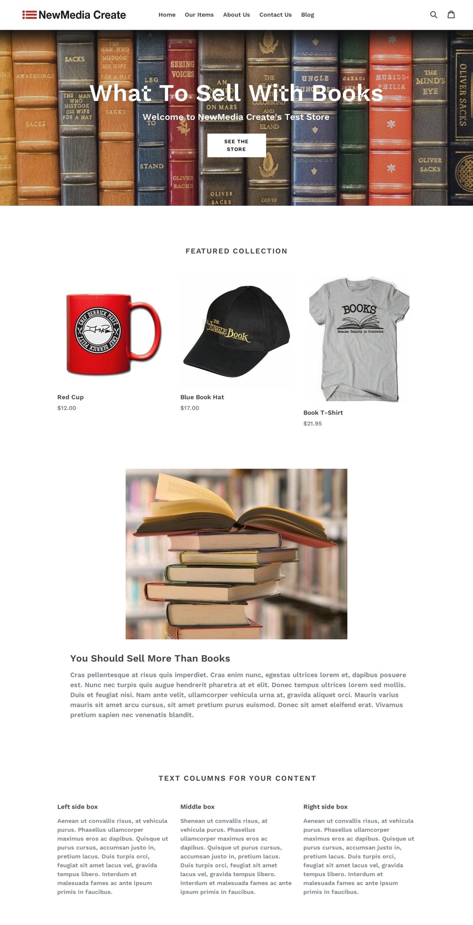newmedia-shop.myshopify.com shopify website screenshot
