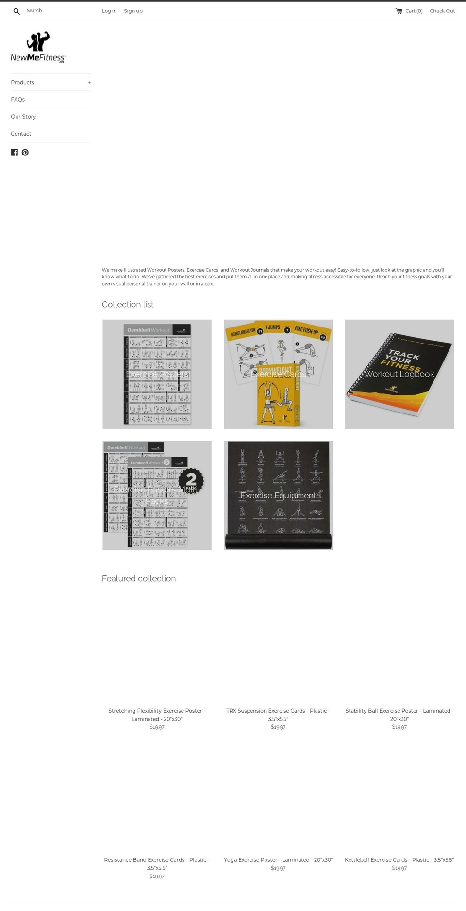 newmefitness.com — Shopify storefront screenshot