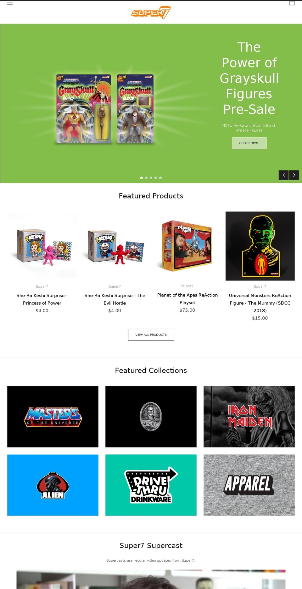 newmonsters.com — Shopify storefront screenshot