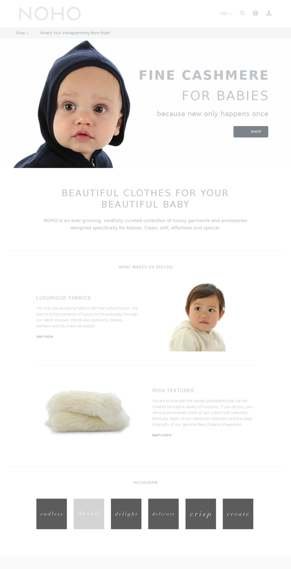 newonlyhappensonce.com — Shopify storefront screenshot