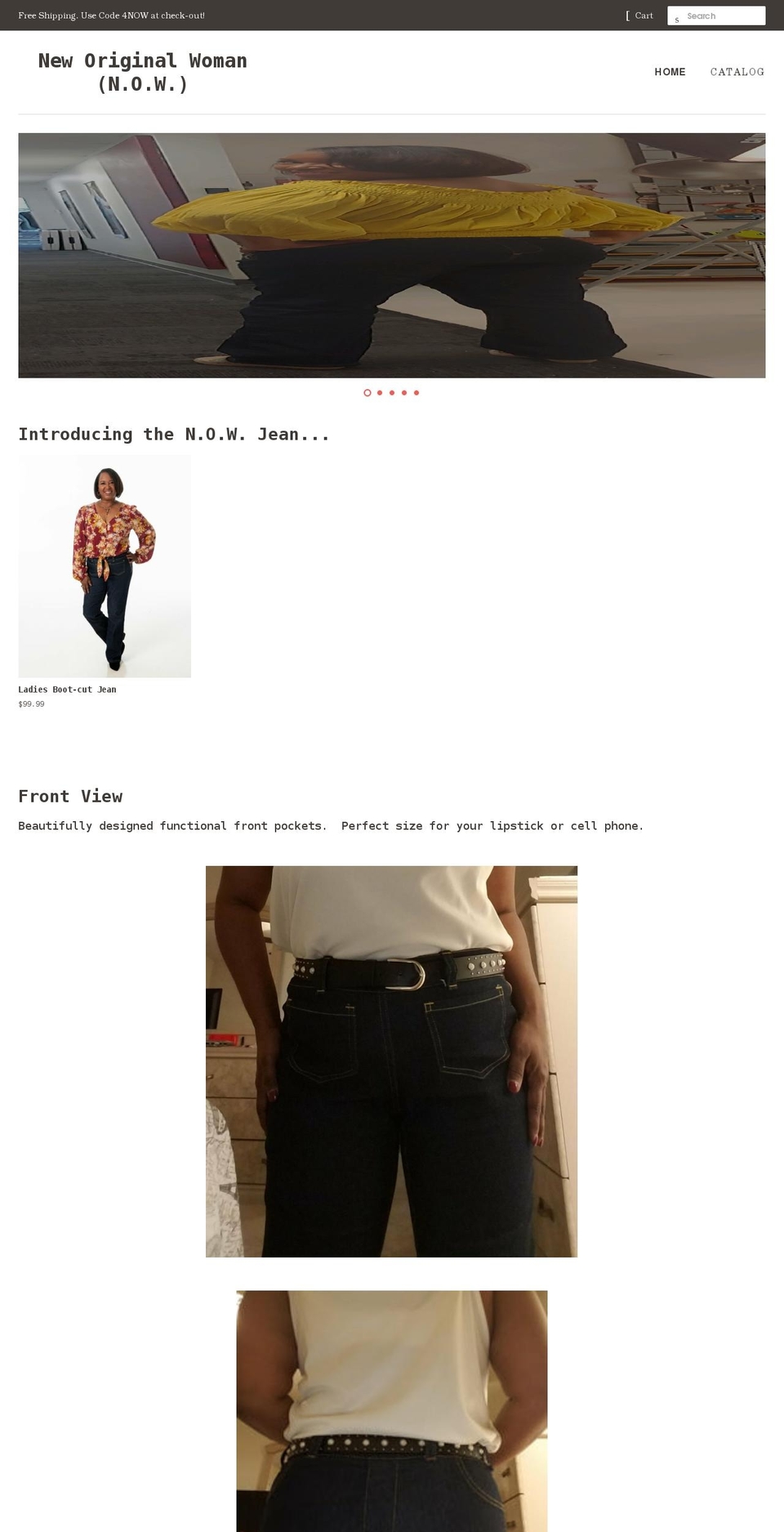 neworiginalwoman.com shopify website screenshot