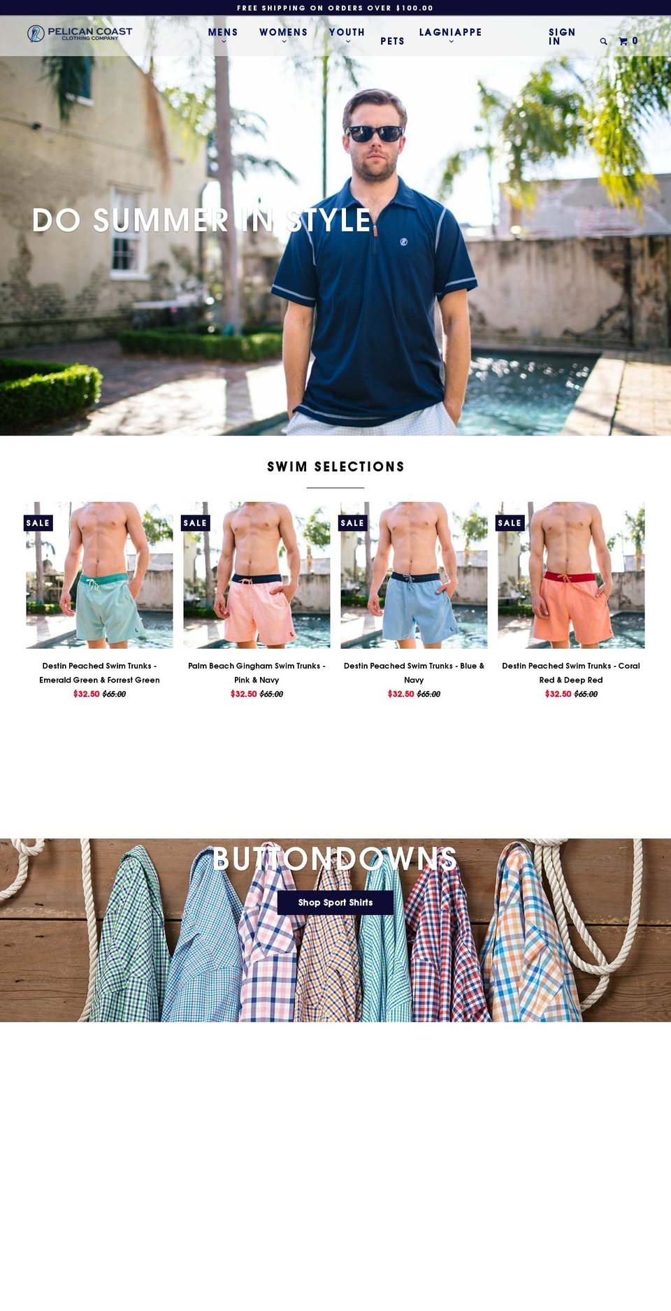 neworleansshirt.com — Shopify storefront screenshot