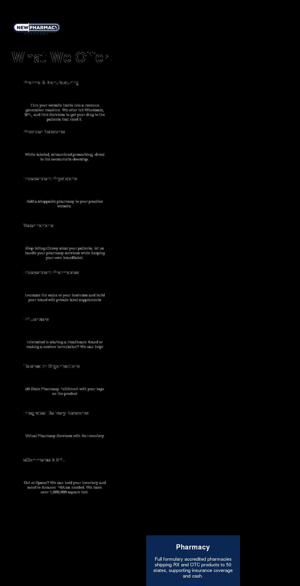 newpharmacyventures.com shopify website screenshot